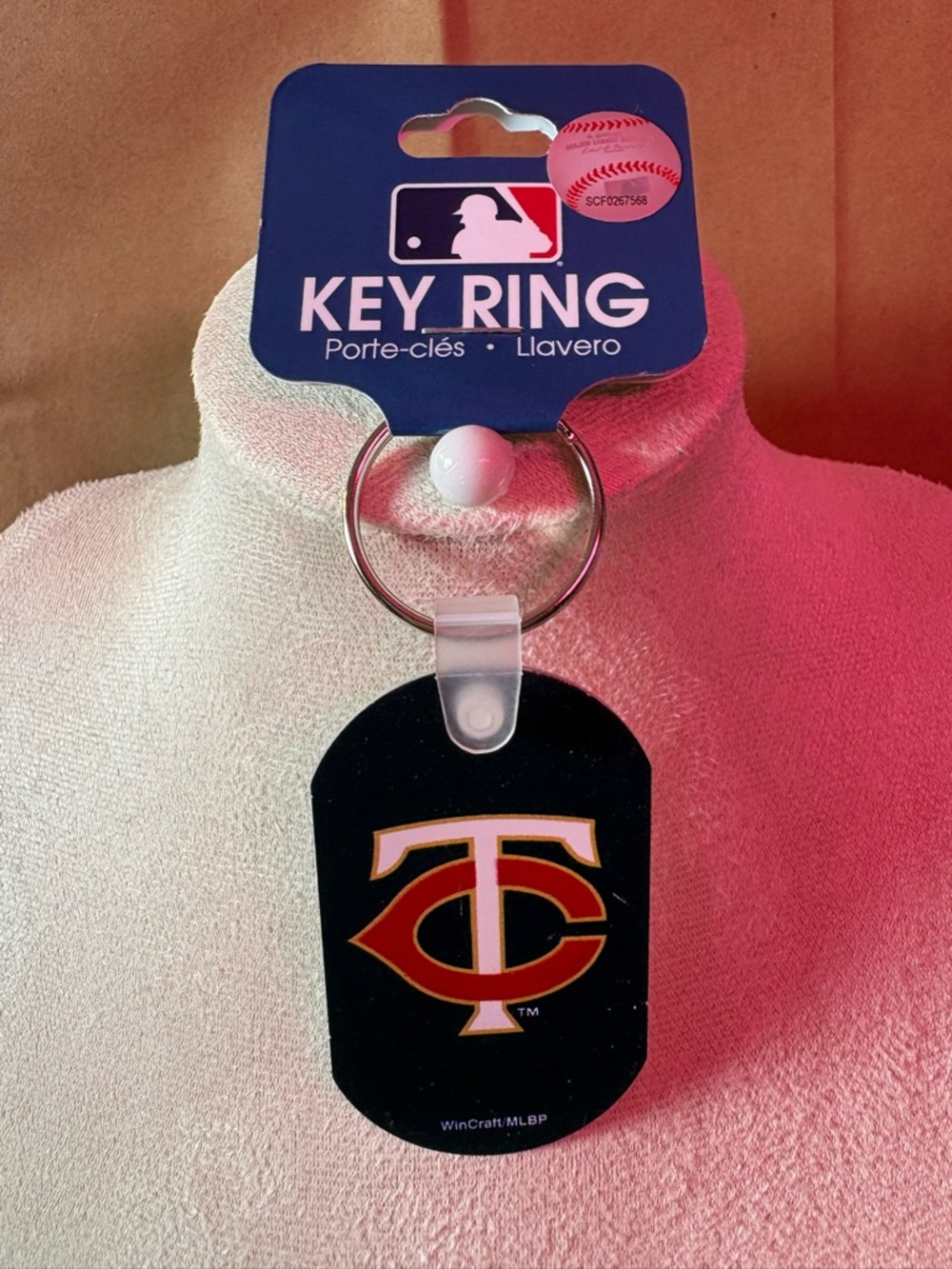 MLB Minnesota Twins Logo Key Ring
